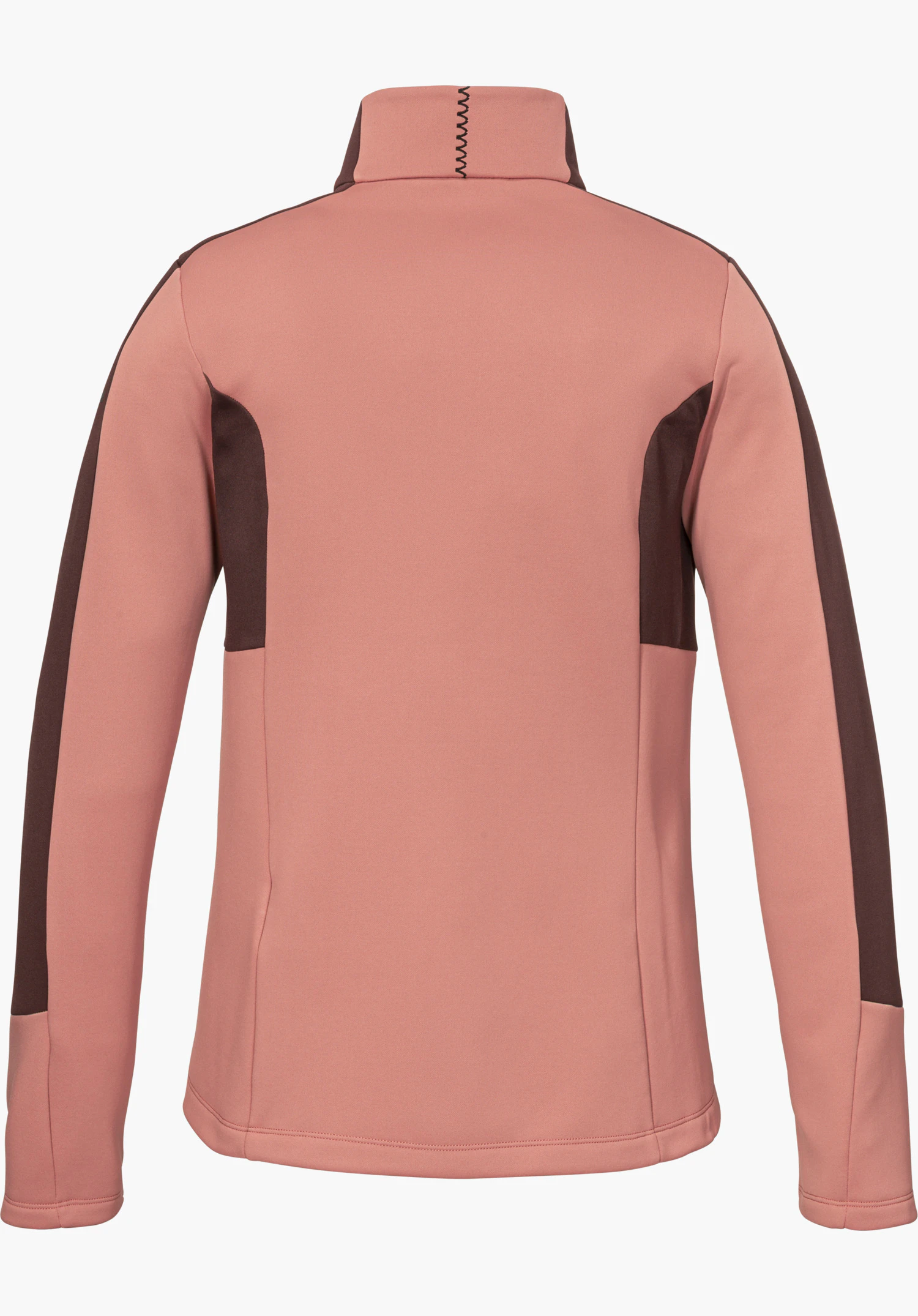 Fleece Jk Style Immerso WMN, veste polaire rose, vue de dos, détourée sur fond blanc.