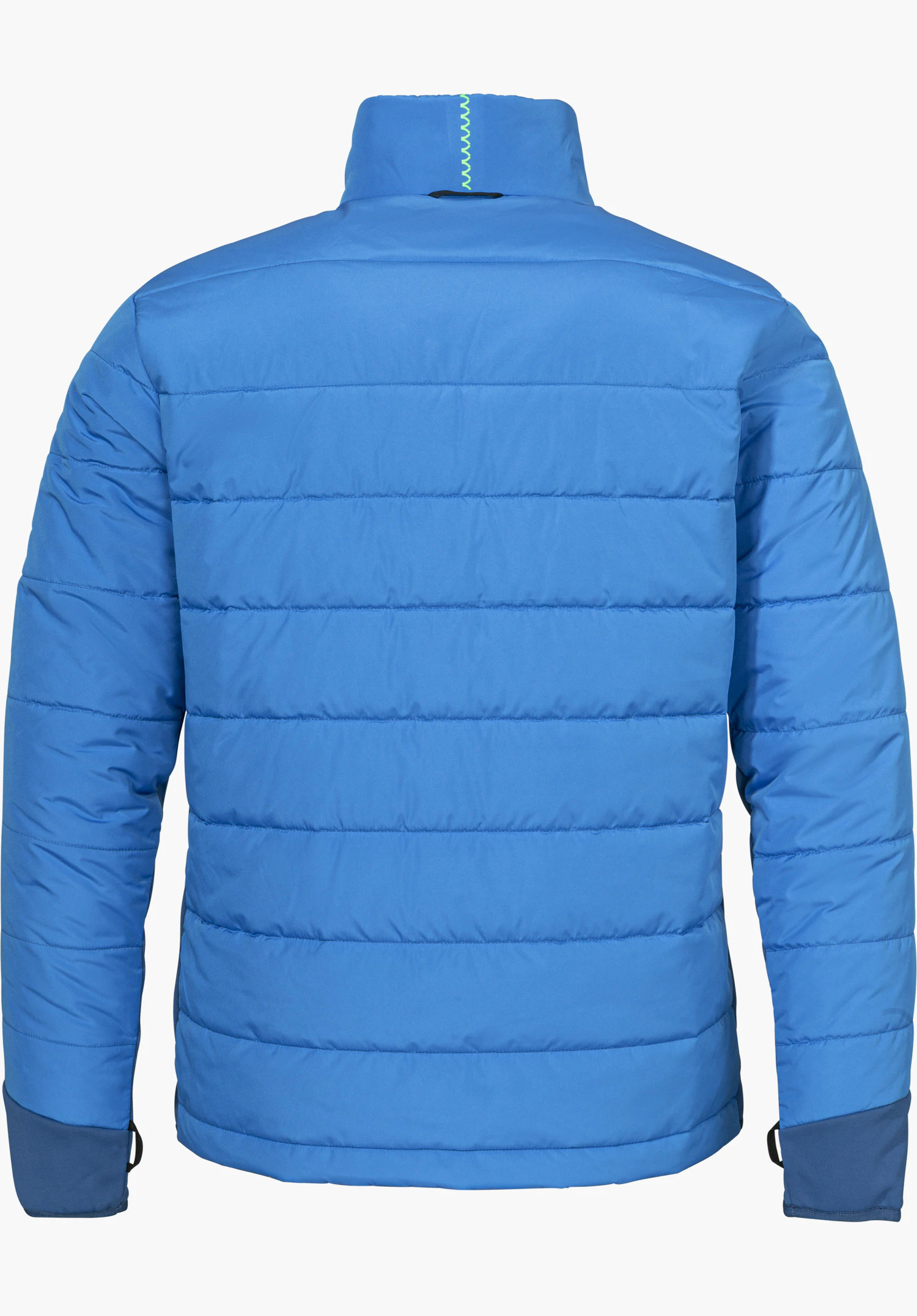 3in1 Jacket Style Refoca MEN in Blau von hinten in der Ansicht freigestellt vor weißem Hintergrund.