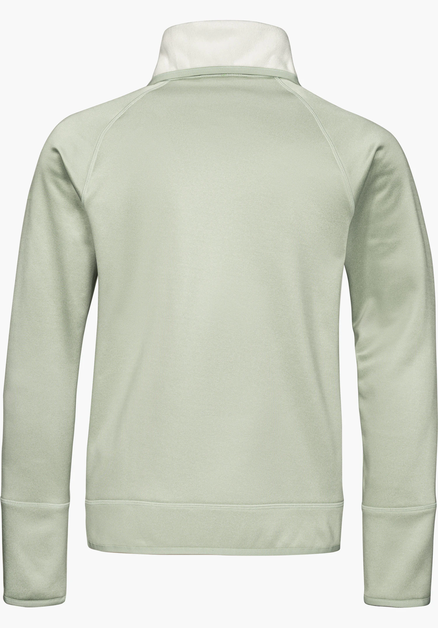 Fleece Jk Style Refoca WMN, veste polaire verte, vue de dos, détourée sur fond blanc.