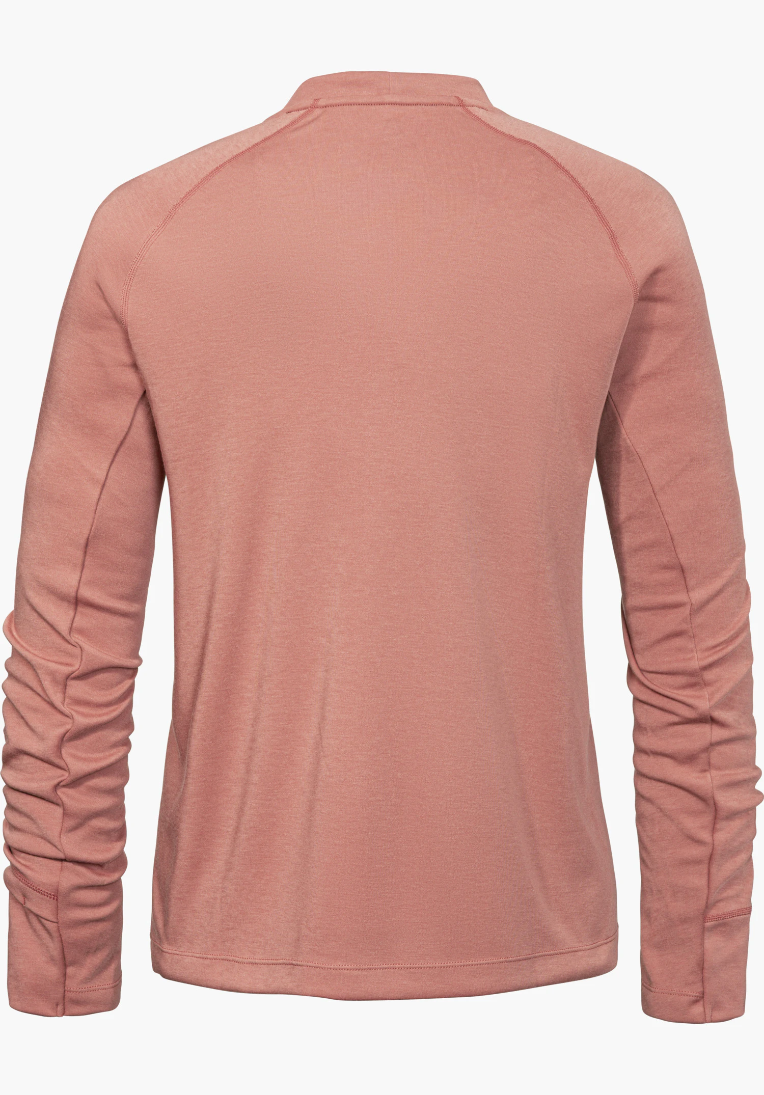 Longsleeve Style Refoca WMN in pink, shown from the back and isolated on a white background.