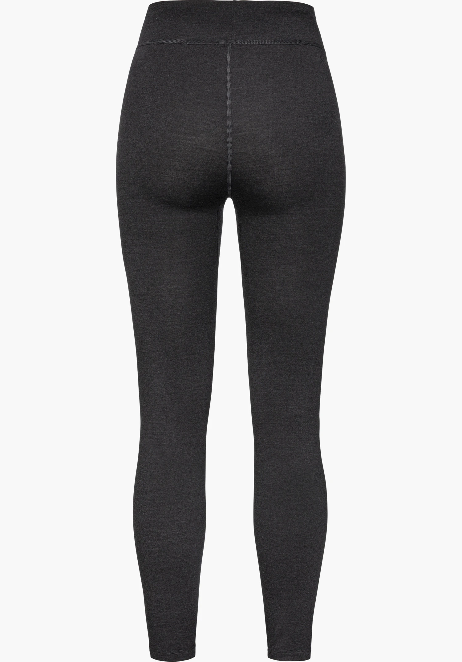 Tights Style Luterra WMN base layer in zwart, achteraanzicht, vrijstaand tegen een witte achtergrond.